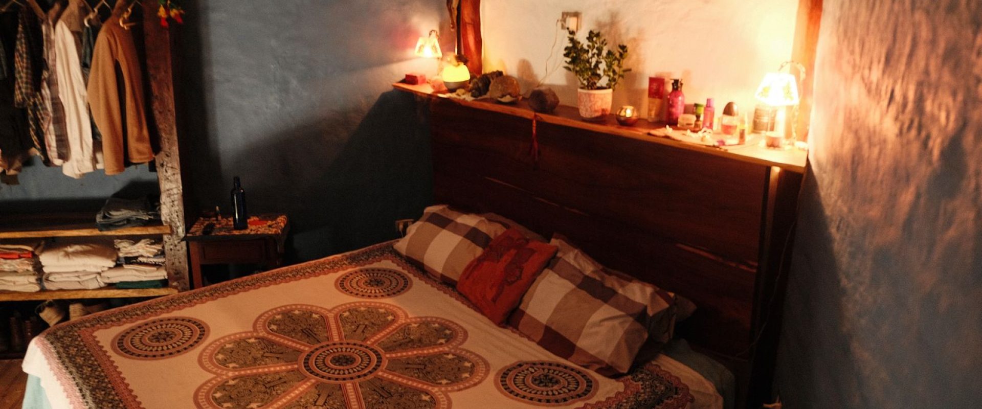 Habitación bioconstruida